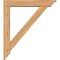 Ekena Millwork Traditional Traditional Smooth Bracket w/ Offset Brace, Western Red Cedar, 5 1/2"W x 30"D x 34"H BKT0604X30X34TRA01SWR - alternate 2